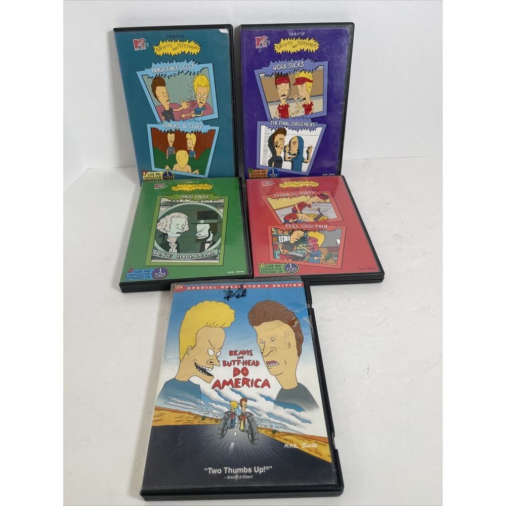 Lot Of 5 Beavis And Butthead DVDs MTV’s Music Television